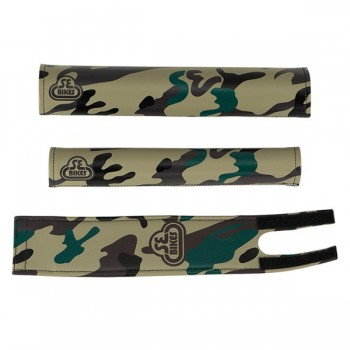 Old School BMX SE Bikes Pad Set - Camo Army by SE Bikes