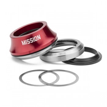 Old School BMX SE Headset Mission BMX Turret Integrated Sealed Red by SE
