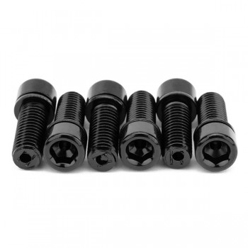 Old School BMX SE Head Stem Bolts Mission BMX 23mm Black by SE