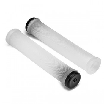 Old School SE Grips Mission Tactile Flangless 160mm Clear