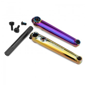 Old School SE Mission BMX Transit V3 Cranks 19mm 8 Spline 170mm Oil Sli