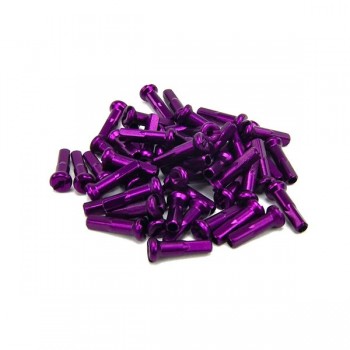 Old School SE Mission Spoke Nipples Alloy 14G Purple 40pk