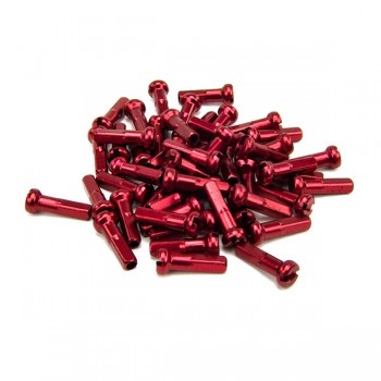 Old School SE Mission Spoke Nipples Alloy 14G Red 40pk