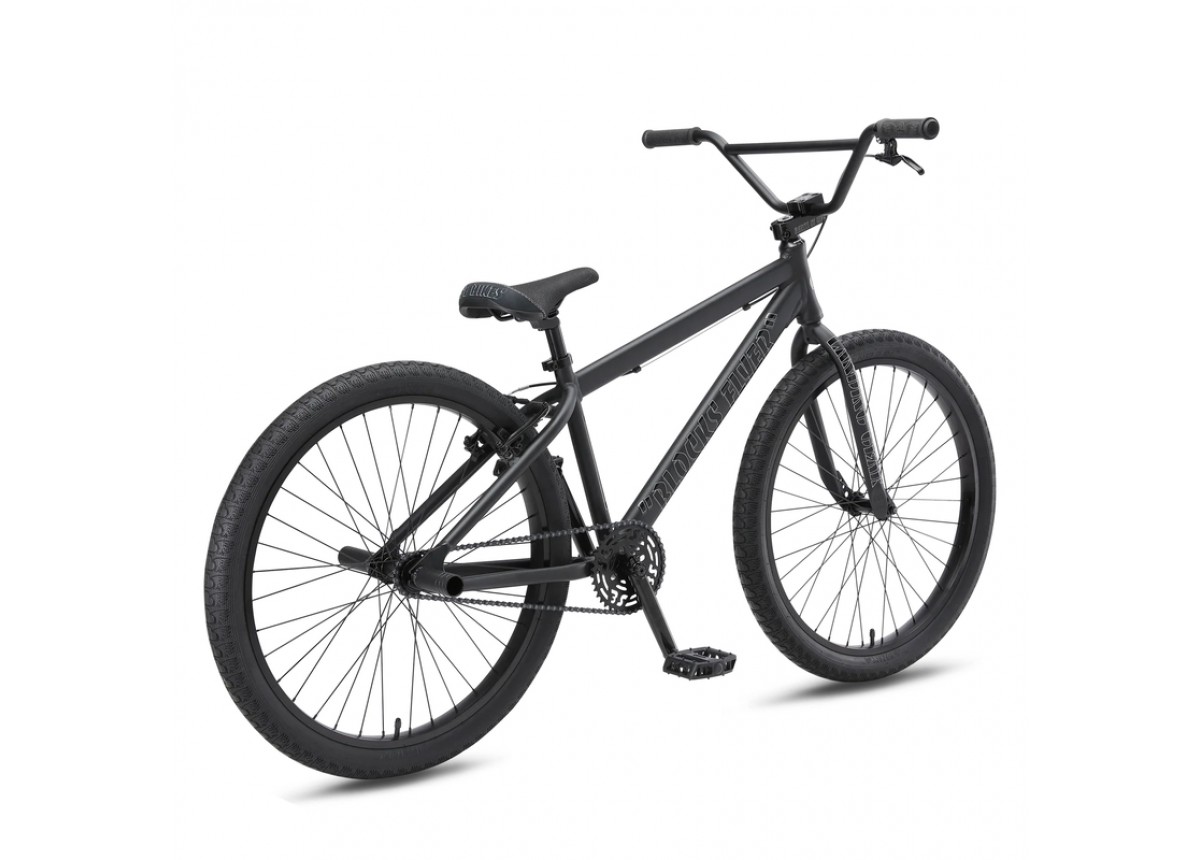 SE Bikes Blocks Flyer 26" BMX Bike - Matte Black SE Bikes Blocks Flyer 26" BMX Bike - Matte Black