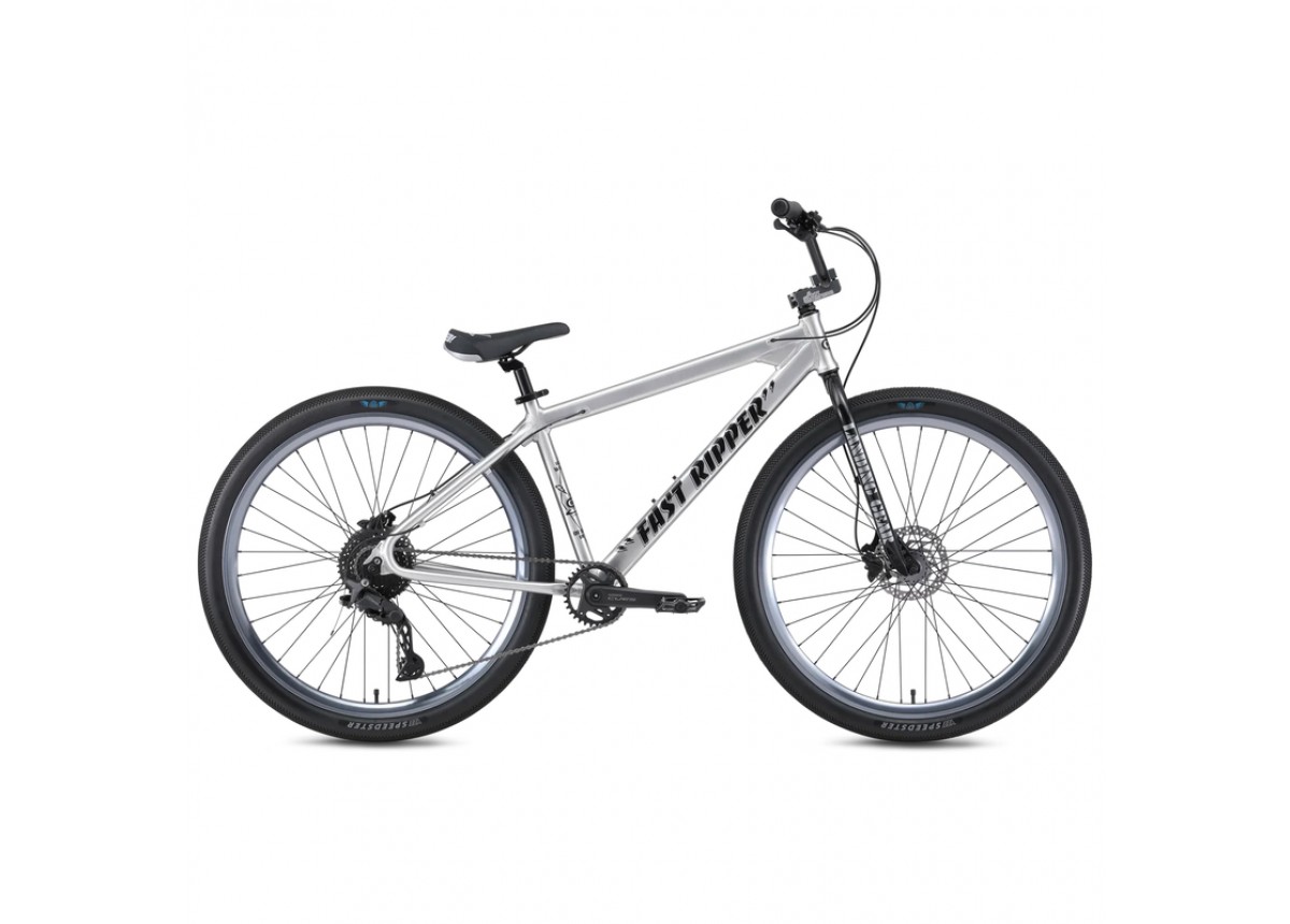 SE Bikes Fast Ripper 29" BMX Bike - Ball Burnish Silver SE Bikes Fast Ripper 29" BMX Bike - Ball Burnish Silver