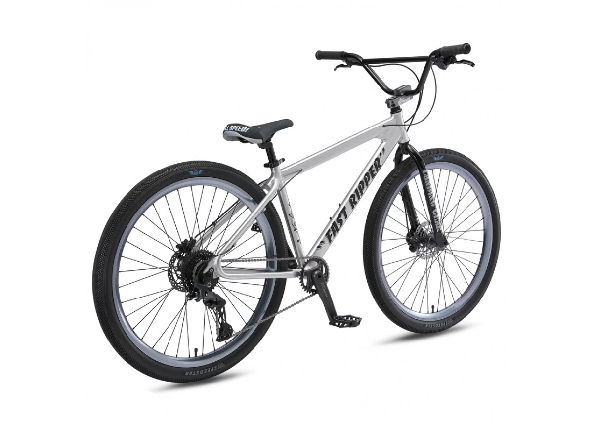 SE Bikes Fast Ripper 29" BMX Bike - Ball Burnish Silver SE Bikes Fast Ripper 29" BMX Bike - Ball Burnish Silver