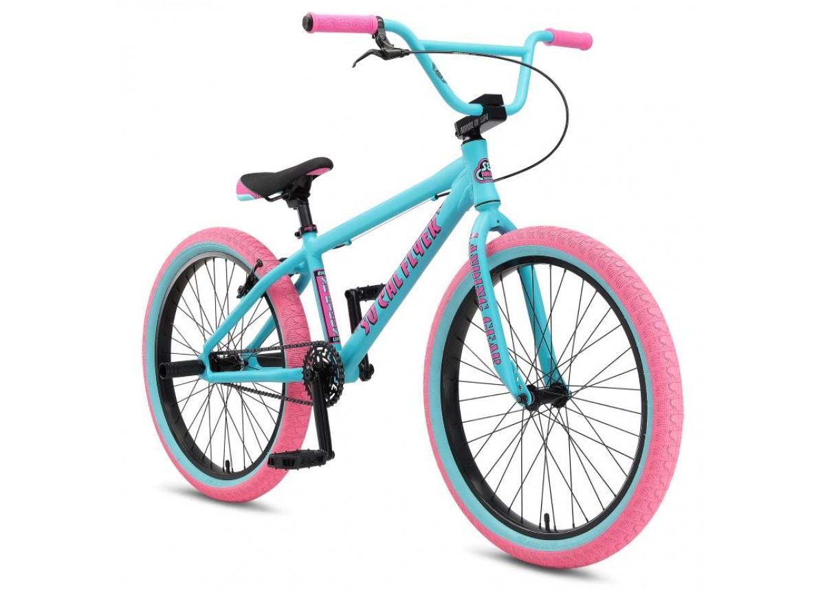 SE Bikes So Cal Flyer 24" BMX Bike - Aqua Bubblegum SE Bikes So Cal Flyer 24" BMX Bike - Aqua Bubblegum
