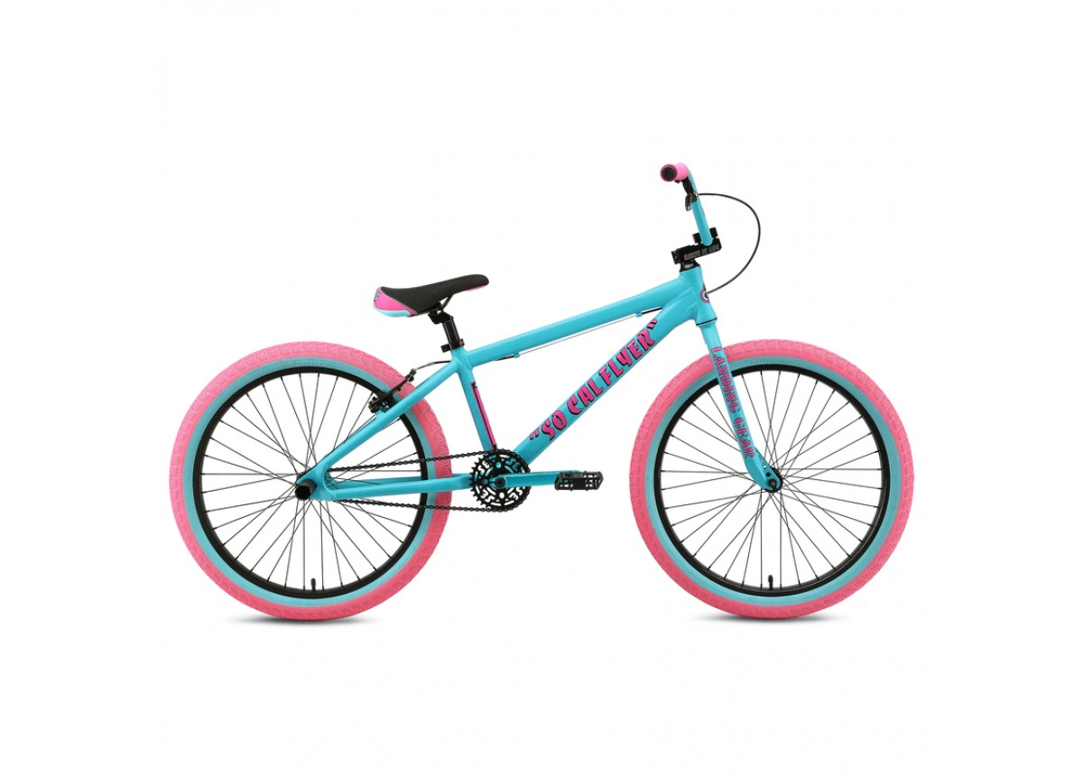 SE Bikes So Cal Flyer 24" BMX Bike - Aqua Bubblegum SE Bikes So Cal Flyer 24" BMX Bike - Aqua Bubblegum