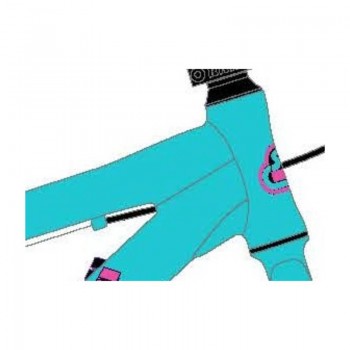 SE Bikes So Cal Flyer 24" BMX Bike - Aqua Bubblegum
