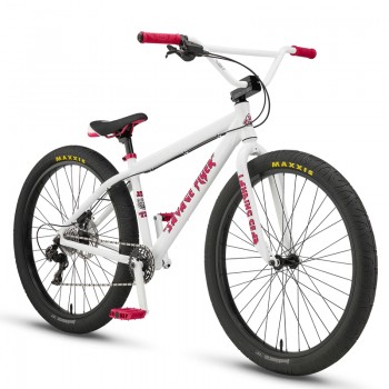 SE Bikes Savage Flyer 27.5" Cruiser BMX Bike - White Maiden