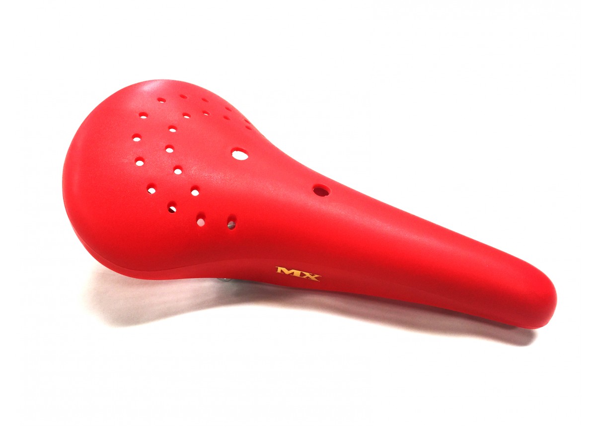 KASHIMAX MX STYLE SEAT OLD SCHOOL BMX SADDLE IDEAL ALL 80’s BMX RED