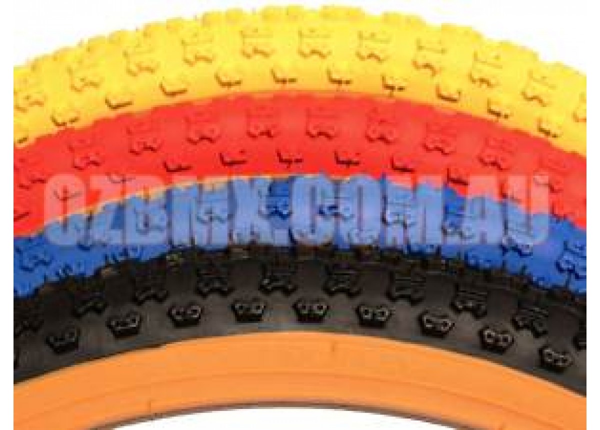 Old School BMX Comp 3 Yellow 20 x 2.125 tyre by kenda Old School BMX Comp 3 Yellow 20 x 2.125 tyre by kenda