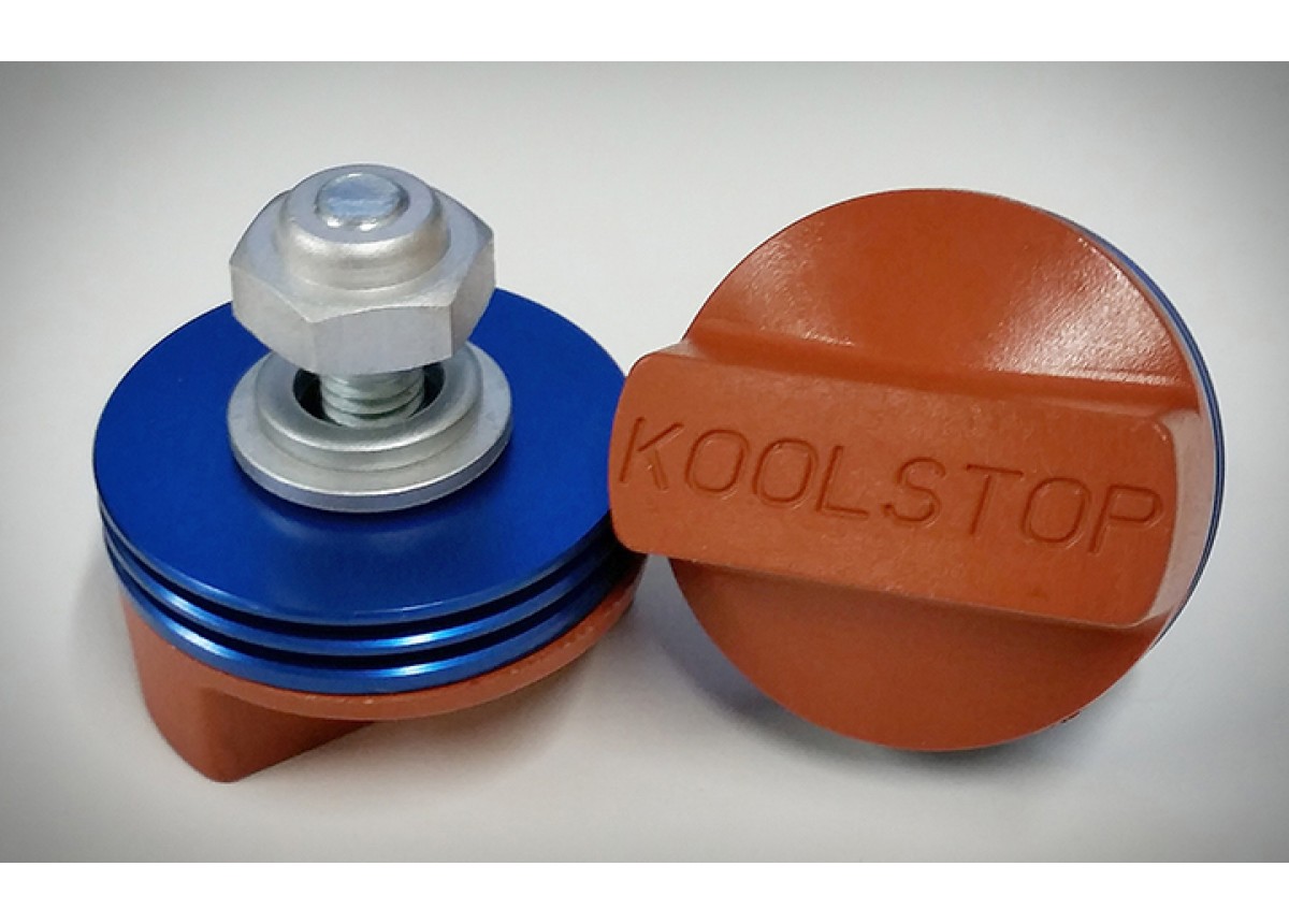 Old School BMX Kool Stop Salmon pads with Blue fins by Kool Stop Old School BMX Kool Stop Salmon pads with Blue fins by Kool Stop