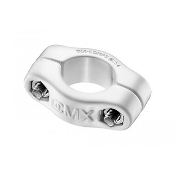 Old School BMX seat clamp White MX1500 2 Bolt by Dia Compe