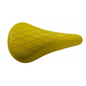 Old School BMX Yellow Quilted Seat by Old School BMX