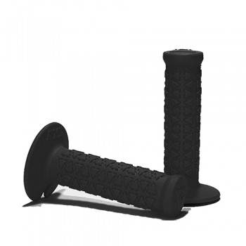 Old School BMX Ame Round Mini Grips Black by Ame