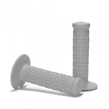 Old School BMX Ame Round Mini Grips Grey by Ame