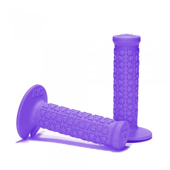 Old School BMX Ame Round Mini Grips Purple by Ame