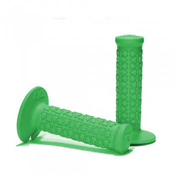 Old School BMX Ame Round Mini Grips Green by Ame