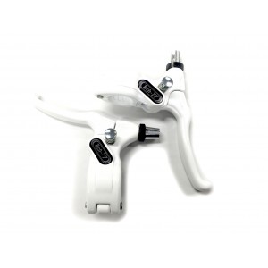 Old School BMX Freestyle White Tech 77 Left and Right Levers by Dia Compe