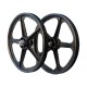 Old School BMX 20" Black Skyway Tuff 2's free wheel by Skyway