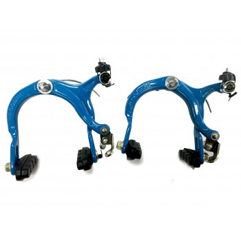 Old School BMX Freestyle Blue Nippon 883 Brake Calipers Front and Rear by Dia Compe