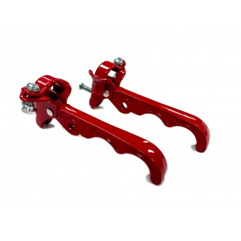 Old School BMX Freestyle Red MX 120 Left and Right Levers by Dia Compe