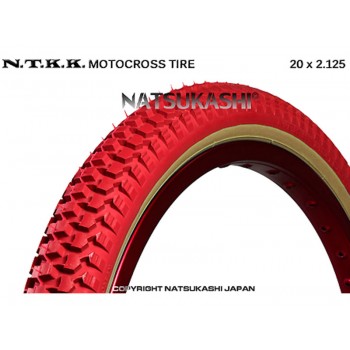 Old School BMX NTKK Red 20 x 2.125 "Snakebelly" Tyre by Panaracer