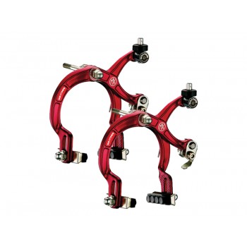 Old School BMX Red MX 1000 brake callipers front and rear by Dia Compe