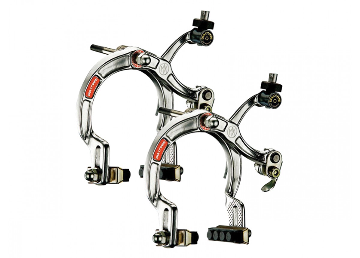 Like dia compe mx1000 Alloy MX Style SILVER BMX BRAKE CALIPERS Front & Rear 