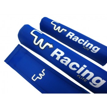 Old School BMX CW Racing Nylon Pad Set Blue / White Font By CW