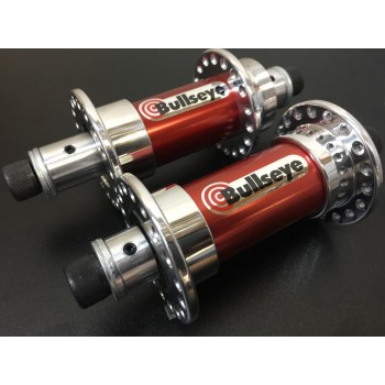 Old School BMX Bullseye sealed BMX Hubs Red centre Polished outside by Bullseye