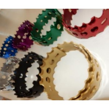 Old School BMX Full Moon Bassett Pro Round Pedal Cages Purple By Bassett