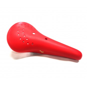 Old School BMX MX Style Red Plastic saddle by CW