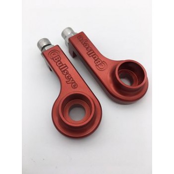 Old School BMX Chain Tensioners Red by Bullseye