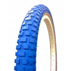 Old School BMX 20 x 1.75 Skin Wall Comp 2 style Tyre Dark Blue by Old School BMX