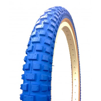 Old School BMX 20 x 2.125 skin wall Comp 2 style Tyre Dark Blue by Old School BMX