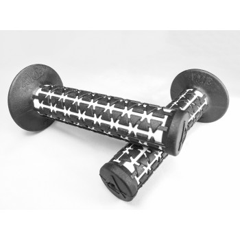 Old School BMX Ame Dual BLACK (Outside) over WHITE (Inside) by Ame