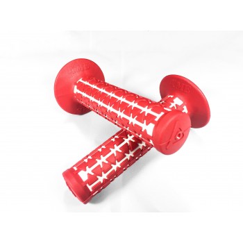 Old School BMX Dual RED (Outside) over WHITE (Inside) by Ame