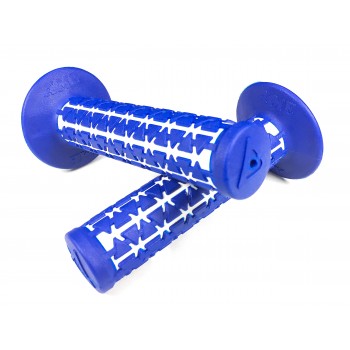 Old School BMX Dual BLUE (Outside) over WHITE (Inside) by Ame