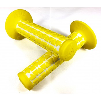 Old School BMX Dual YELLOW (Outside) over WHITE (Inside) by Ame