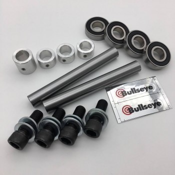 Old School BMX Axle kit full w /crush tubes and bearings By Bullseye