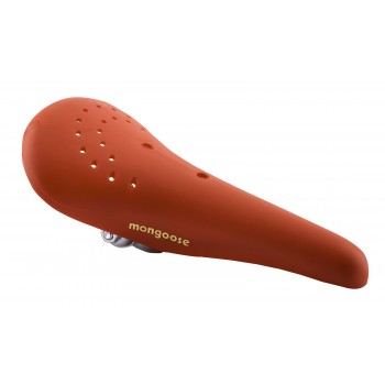Old School BMX MX Style Red Plastic saddle by Mongoose