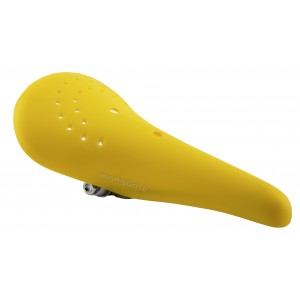 Old School BMX MX Style Yellow Plastic saddle by Mongoose Old School BMX MX Style Yellow Plastic saddle by Mongoose