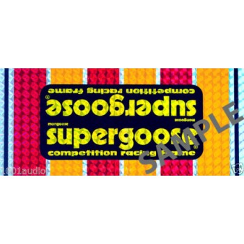 Old School BMX Supergoose Decals by Mongoose