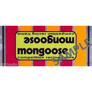 Old School BMX Motomag Decals Green by Mongoose