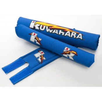 Old School BMX Frame Pad set Blue by Kuwahara