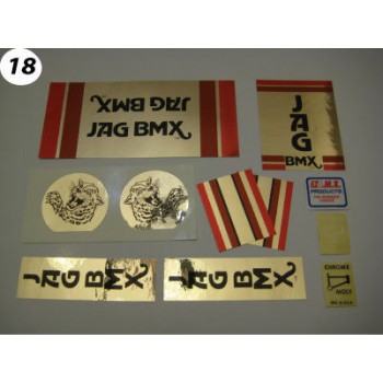 Old School BMX Jag Decals