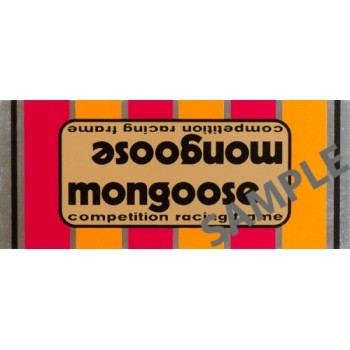Old School BMX Motomag Decals Gold by Mongoose