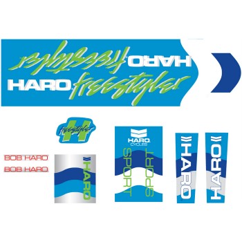Old School BMX HARO Decals 1985 Sport blue by Haro